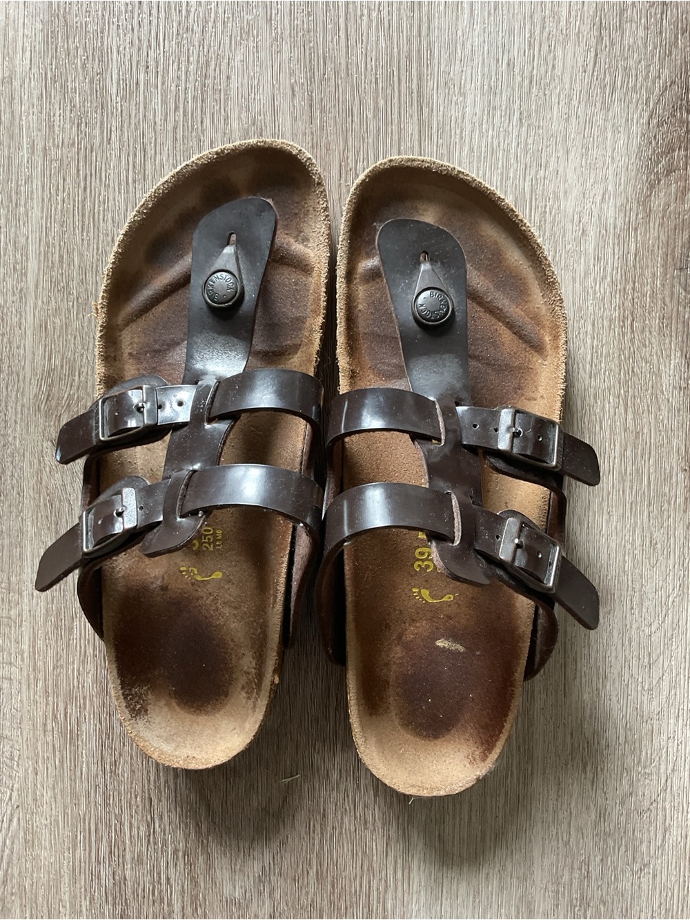 Birkenstock Sparta sandals women’s 8 men’s 6 brown